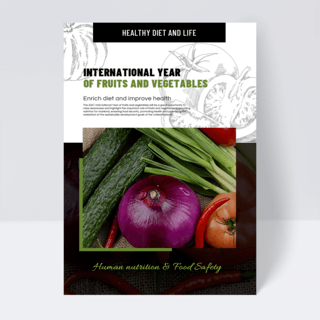 国际水果蔬菜节传单