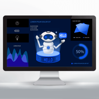 蓝色光感机器人网页