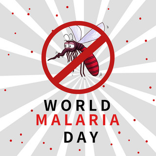 疟疾海报模板_世界防治疟疾日宣传社交媒体模板