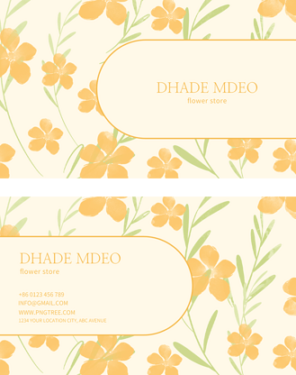 鲜花名片图片_鲜花名片素材-鲜花名片图片大全-千库网