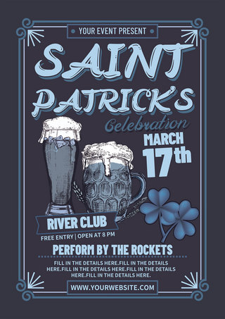 st patricks day beer party celebration