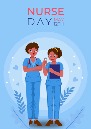 蓝色护士节日国际护士节