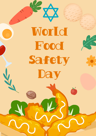 世界食品安全日创意海报