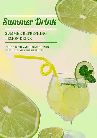 广告设计绿色夏日酒水饮料活动模板个人vip和企业vip免费下载摄影图