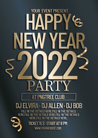 new year flyer