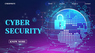 保护网络安全海报模板_网络安全数据保护模板