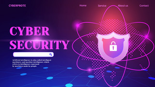 网络黑客海报模板_网络安全个人隐私保护模板