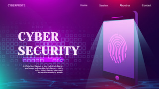 网络黑客海报模板_网络安全隐私保护模板