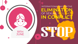 横幅女人消除冲突中性暴力行为国际日