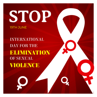 红色背景底纹丝带消除冲突中性暴力行为国际日