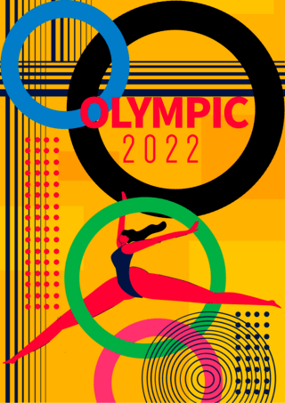 体操运动会海报模板_奥运会体操海报模板