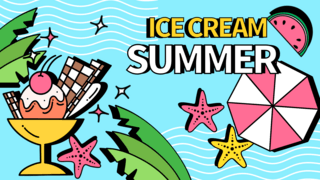 冰淇淋夏季销售模板