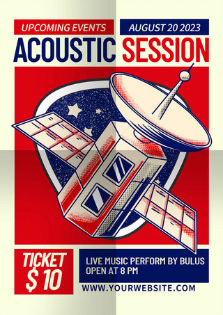 acoustic session flyer
