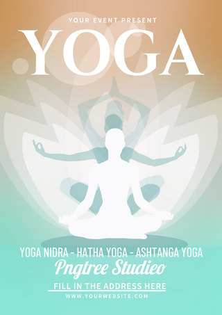 yoga flyer poster day