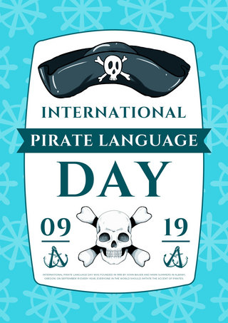 海盗帽国际海盗语言日模板
