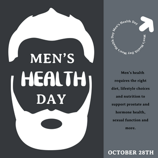 世界男性健康日男性头像标志简约灰色社交媒体模板