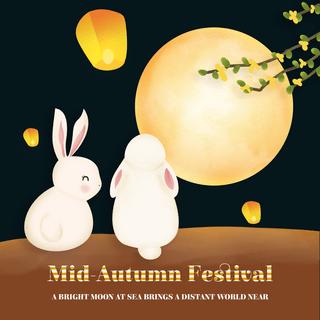 mid-autumn festival social media post