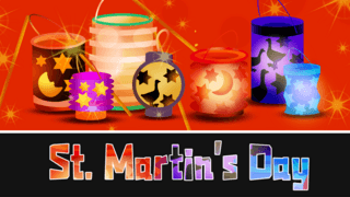 st martin s day lantern banner