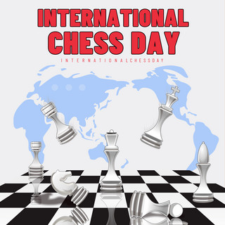 international chess day activity exhibition board