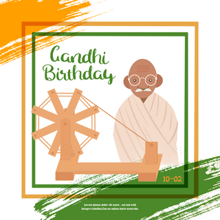 india mahatma gandhi birthday social media post