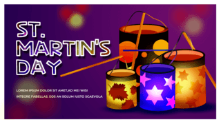 st martin s day violet lantern