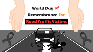 car？海报模板_world day of remembrance for road traffic victims creative simplicity banner