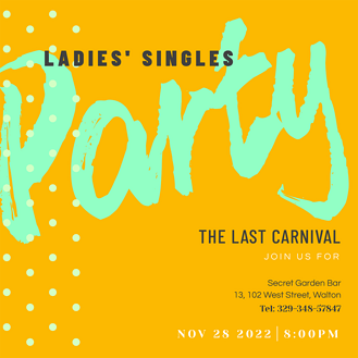 vip和企业vip免费下载广告设计闪耀女孩告别单身派对邀请卡个人vip和