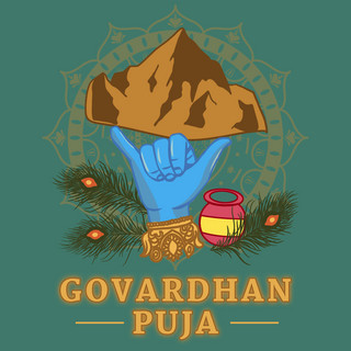 govardhan puja social media post