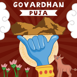govardhan puja contracted social media post