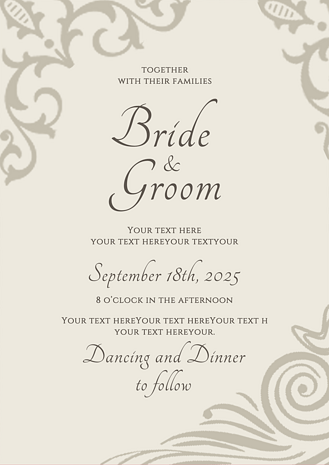 精美的印花图案图片素材_印花底纹精美婚礼邀请函模板