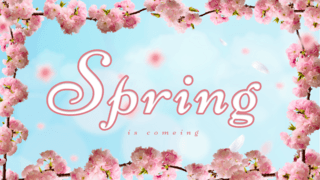 樱花花瓣粉色海报模板_春天樱花枝叶边框网页横幅