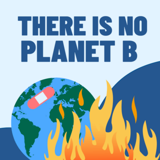 温度天气海报模板_停止全球变暖大火