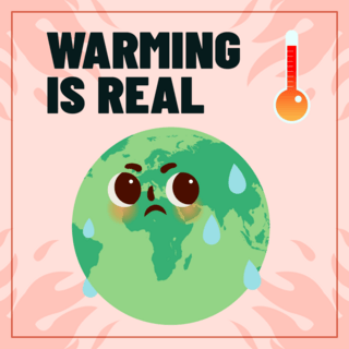 全球变暖海报模板_停止全球变暖高温