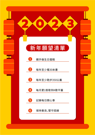 新年纸灯笼海报模板_新年愿望清单新年愿望清单事项列表