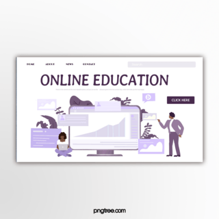 在线教育网页banner