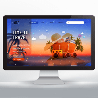 旅游线路海报模板_现代旅行社旅游线路宣传网页设计
