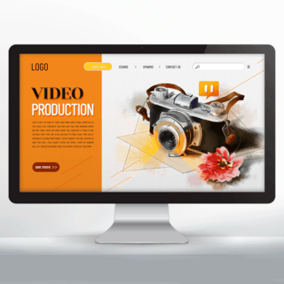 网站时尚海报模板_时尚摄影工作室网站网页设计
