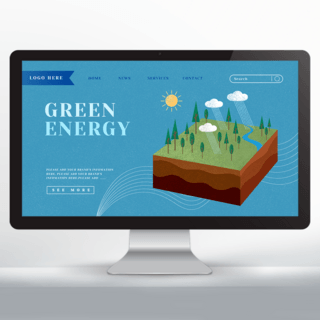 自然环保网页设计