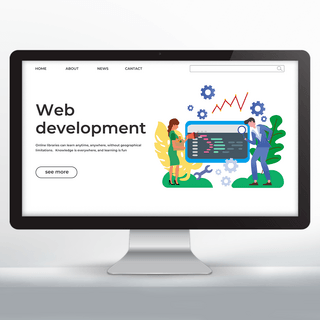web网页设计海报模板_web开发网站网页设计