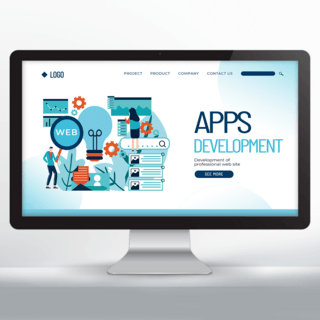 网页开发设计海报模板_web开发网站网页设计