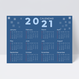 普通面料海报模板_普通质感简单2021年商务日历传单