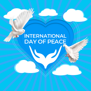 day手绘海报模板_international day of peace海报