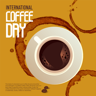 国际咖啡日宣传sns