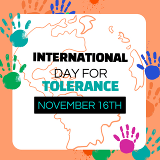 橙色international day for tolerance节日社交媒体