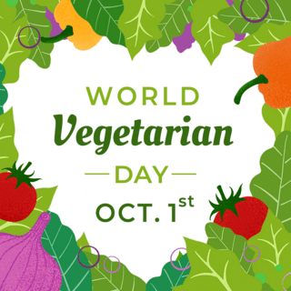 蔬菜爱心world vegetarian day节日sns