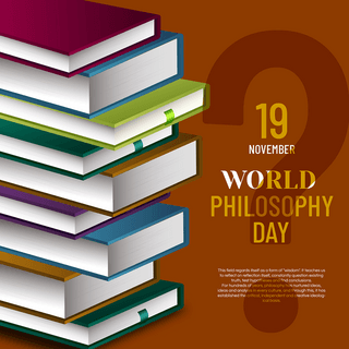 world philosophy day 节日社交媒体