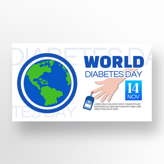 世界糖尿病日社交媒体模板