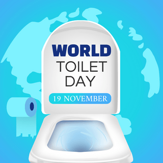 马桶world toilet day 节日社交媒体