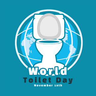 白色马桶world toilet day