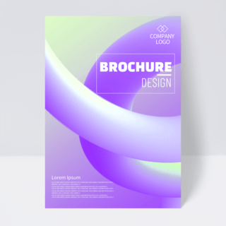 立体抽象封面海报模板_紫色立体抽象封面设计